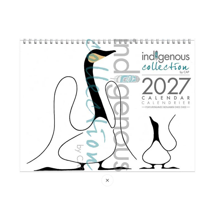 2027 Wall indigenous calendar by Benjamin Chee Chee Canada