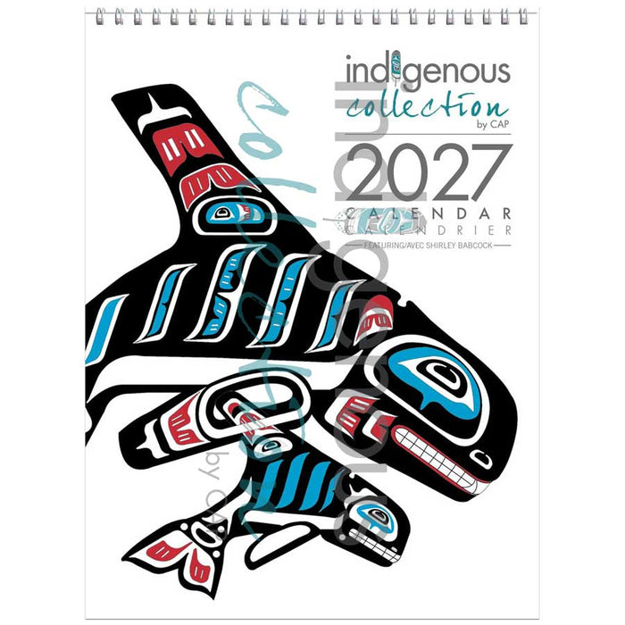 2027 Wall Calendar by Indigenous artist Shirley Babcock