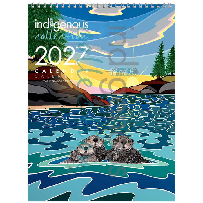 2027 Wall indigenous calendar by Shelley Davies Canada