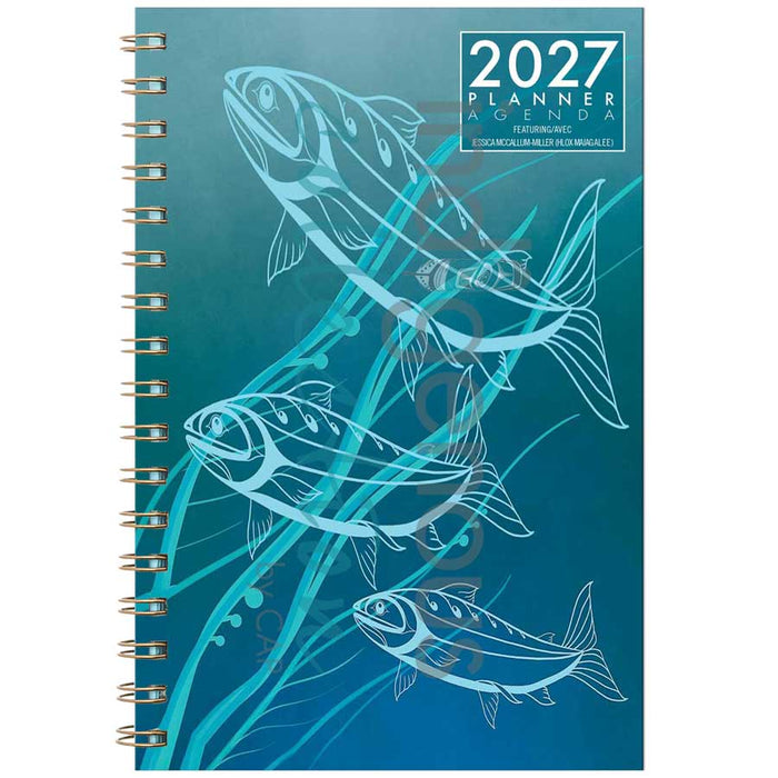 2027 Weekly Planner artwork by Jessica McCallum-Miller - YOU ARE PRE-ORDERING FOR APRIL DELIVERY indigenous art gift by Jessica McCallum-Miller Canada