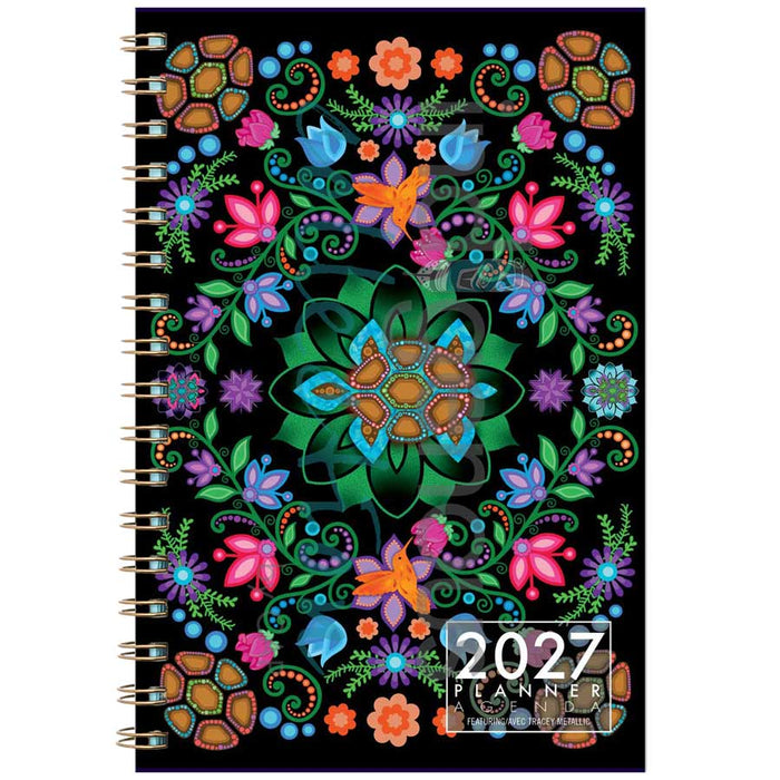 2027 Weekly Planner artwork by Tracey Metallic - YOU ARE PRE-ORDERING FOR APRIL DELIVERY indigenous art gift by Tracey Metallic Canada