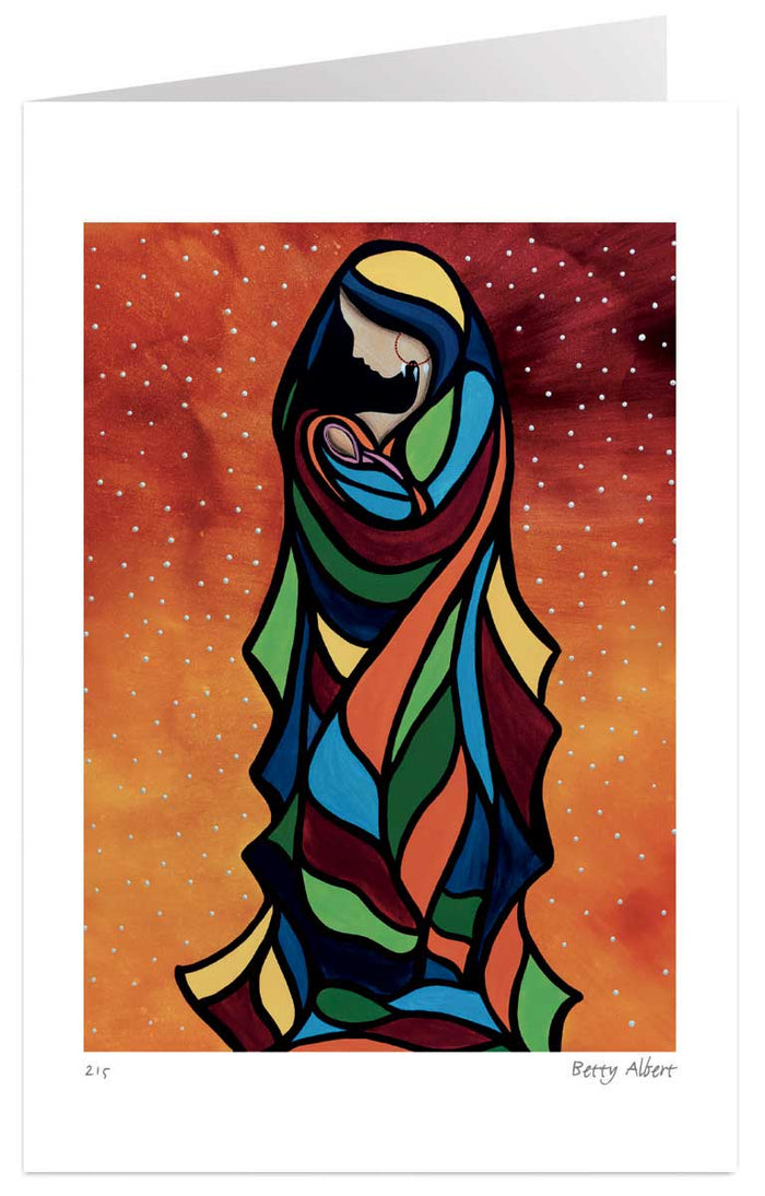 Betty Albert 215 Every Child Matters  Art Card | Native Art Canada