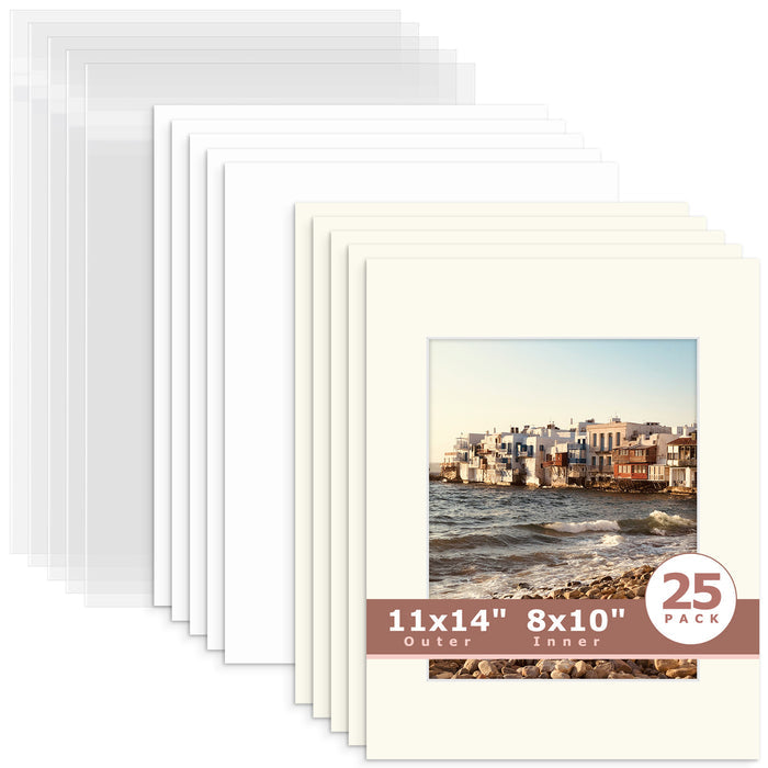 8x10 (7.5x9.5 exact opening) / N104 Ivory Turret
