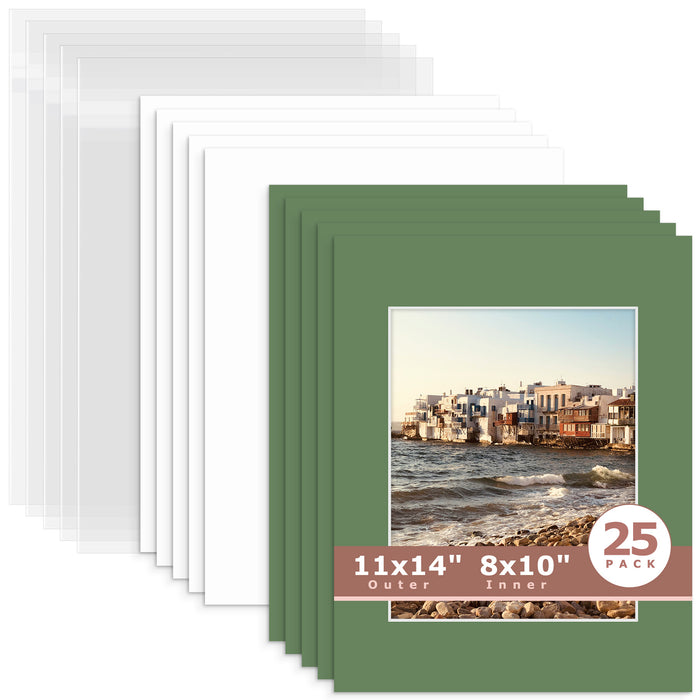 8x10 (7.5x9.5 exact opening) / N131 Basque Green