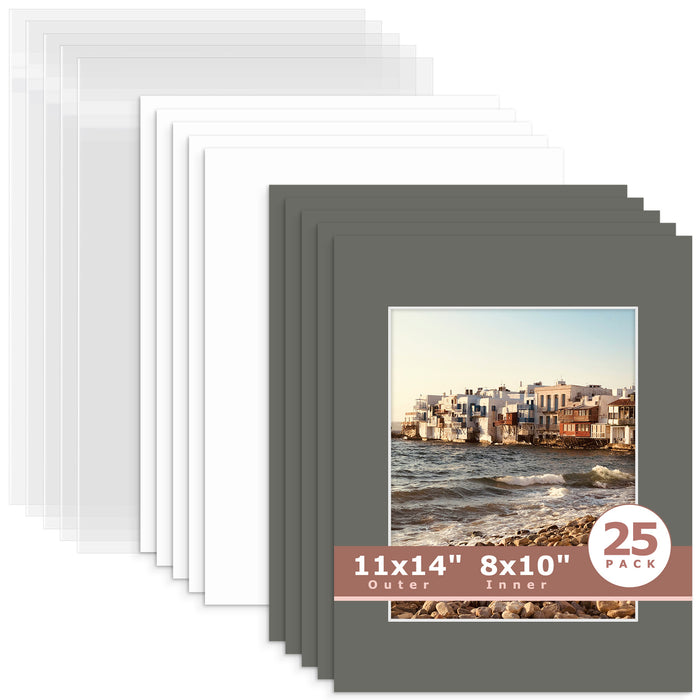 8x10 (7.5x9.5 exact opening) / N171 Gray
