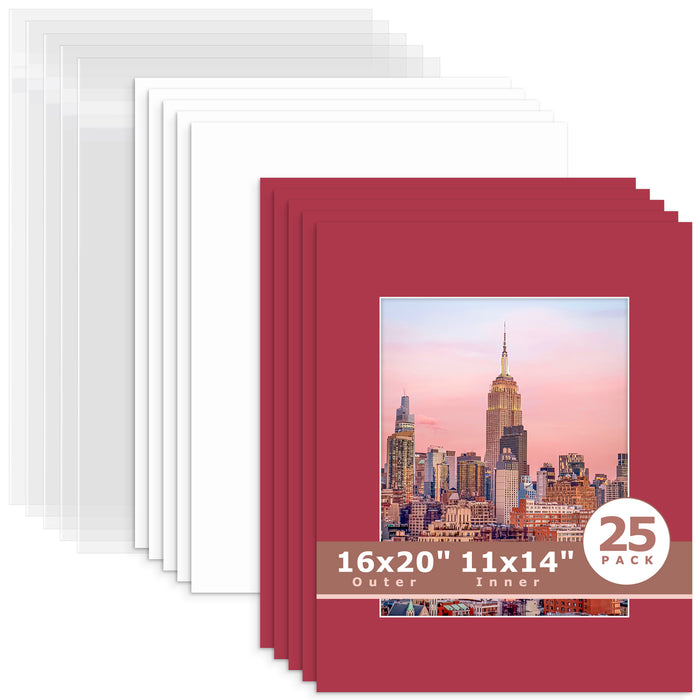 11x14 (exact opening 10.5x13.5) / N117 China Red