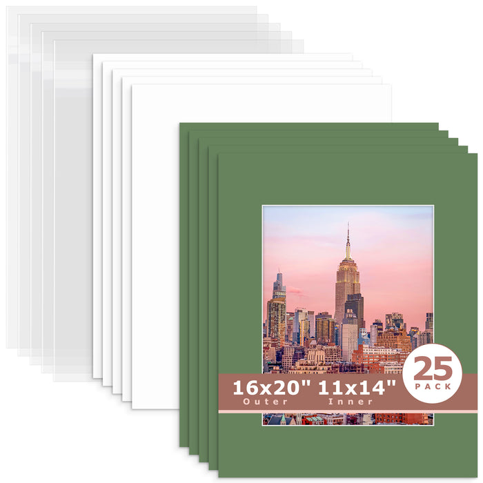 11x14 (exact opening 10.5x13.5) / N131 Basque Green