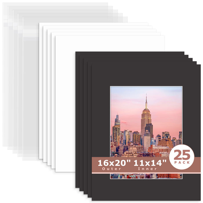 11x14 (exact opening 10.5x13.5) / N142 Tricom Black