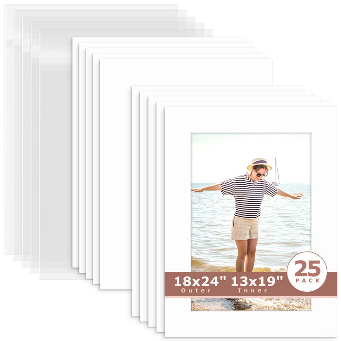 13x19 (12.5x18.5 exact opening) / N501 White