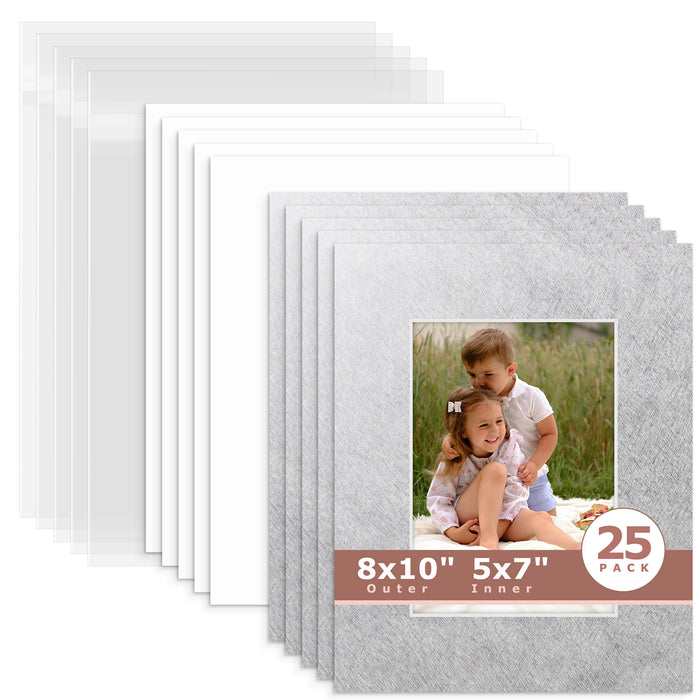 5x7 (4.5x6.5 exact opening) / N137 Silver
