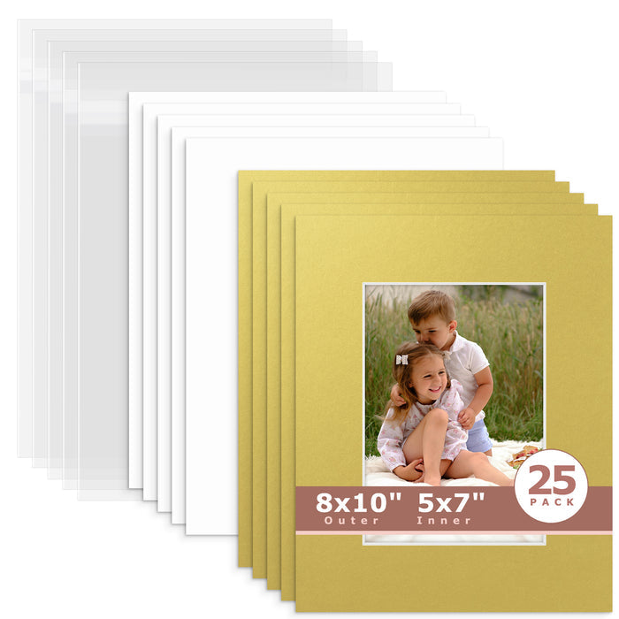 5x7 (4.5x6.5 exact opening) / N143 Old Gold