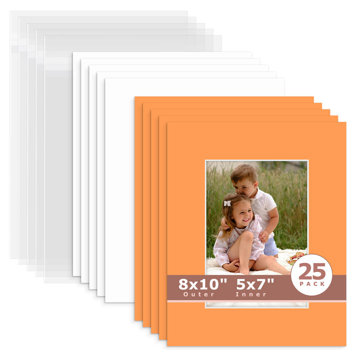 5x7 (4.5x6.5 exact opening) / N178 Orange