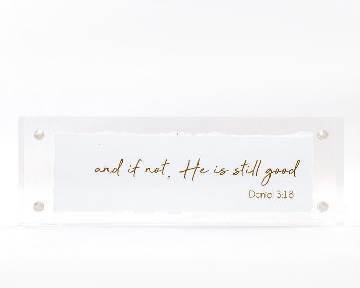 2x6 Acrylic Message Block
