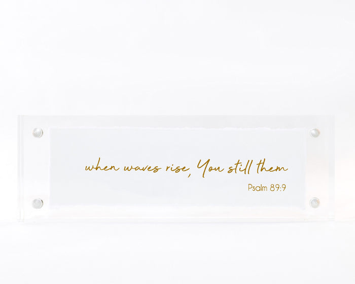 2x6 Acrylic Message Block