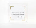 4×4 Acrylic Message Block