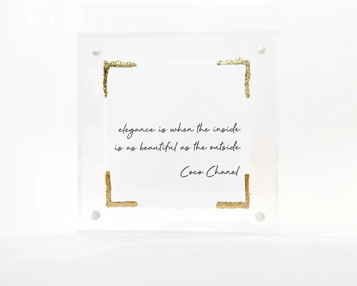 4×4 Acrylic Message Block