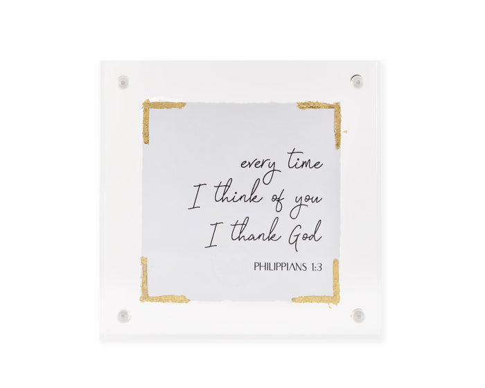 4×4 Acrylic Message Block