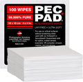 4x4 Inches PEC-PAD Lint-Free Wipes Non-Abrasive Ultra Soft Cloth For Cleaning (100 Sheets/Pack)