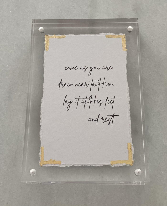 4x6 Acrylic Message Block