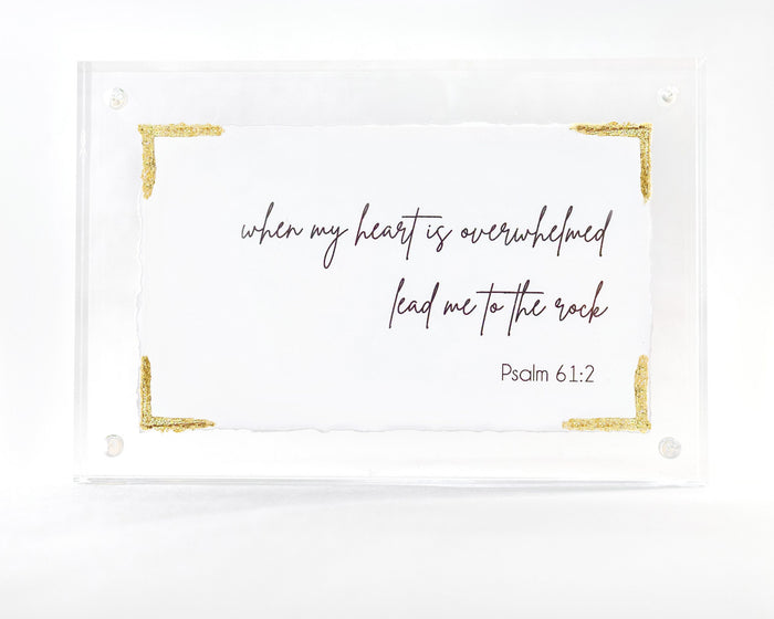 When My Heart is Overwhelmed | Psalm 61:2