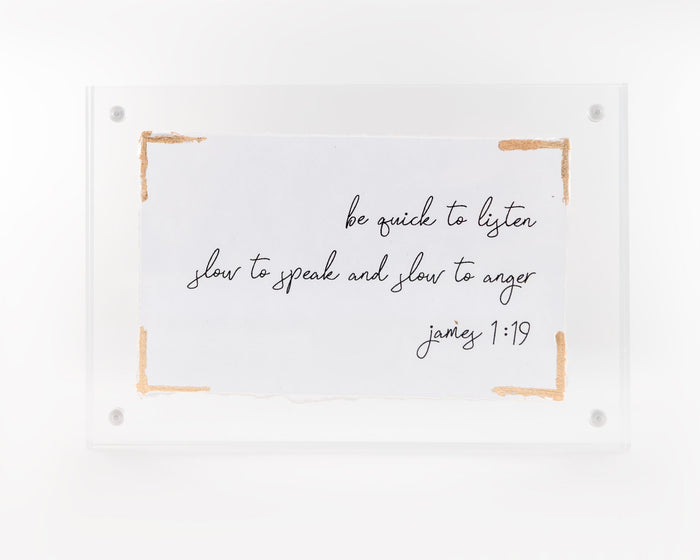 Quick to Listen | James 1:19