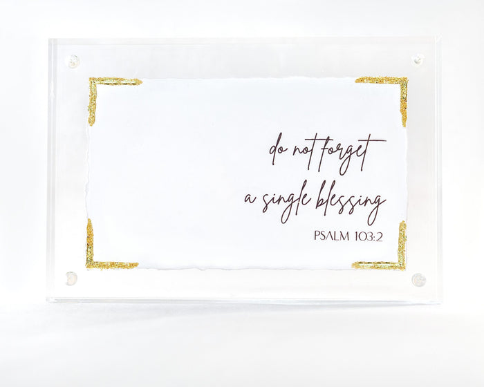 4x6 Acrylic Message Block
