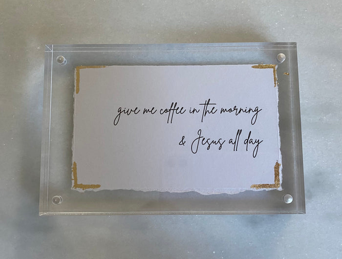 4x6 Acrylic Message Block