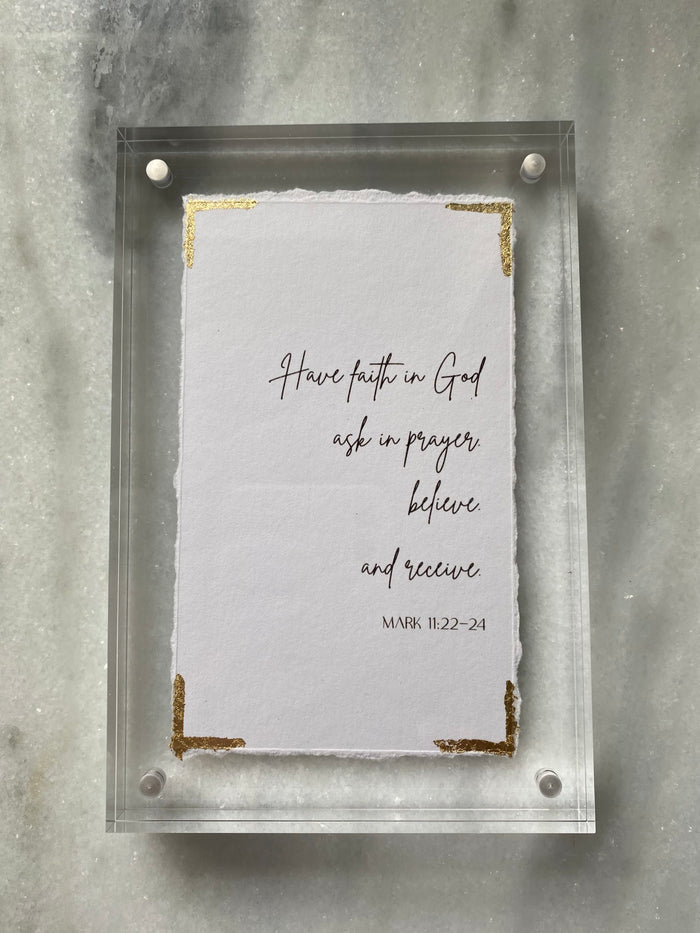 4x6 Acrylic Message Block