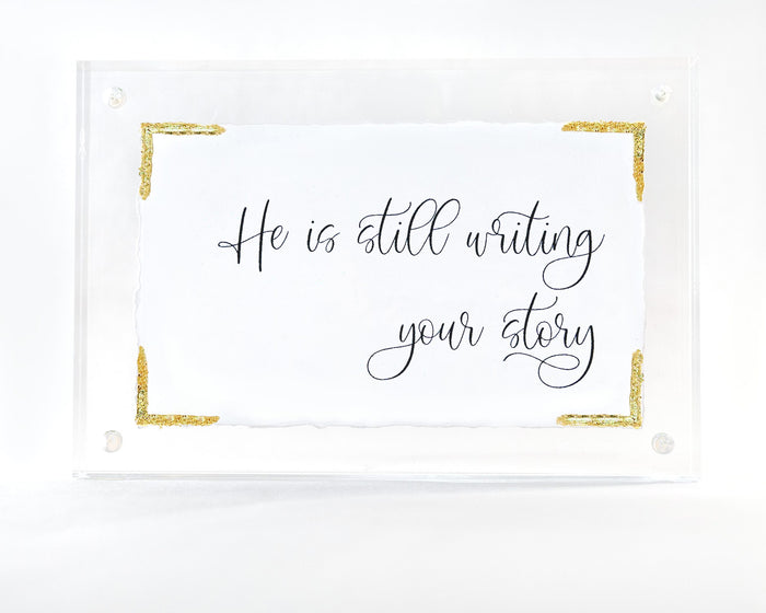 4x6 Acrylic Message Block