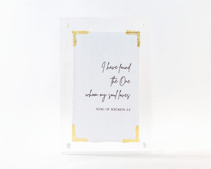 4x6 Acrylic Message Block
