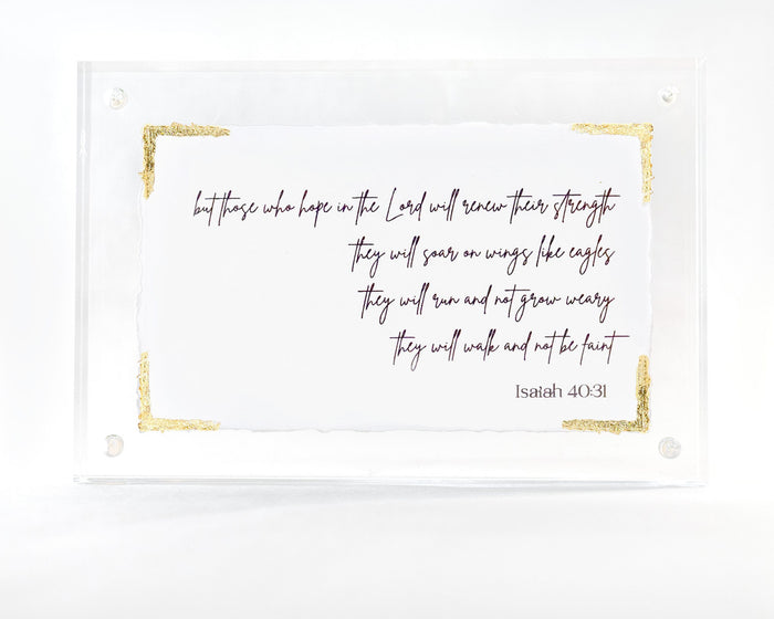 4x6 Acrylic Message Block