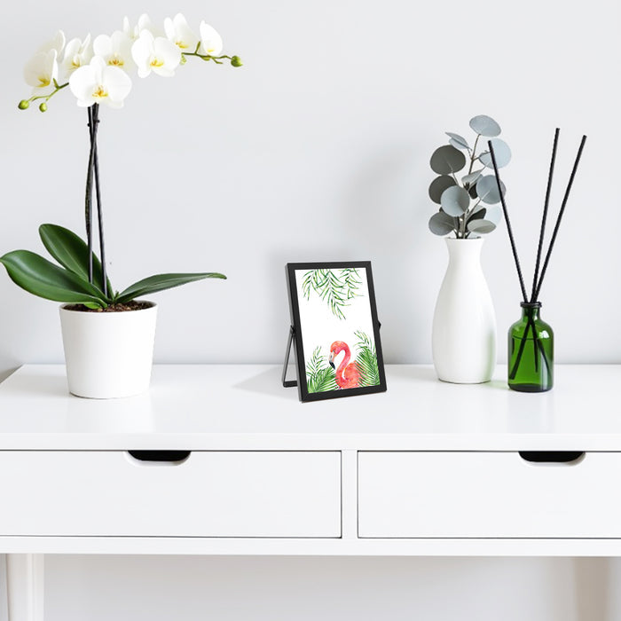 4x6 Black Floating Frame Displays Any Size Photo up to 4 by 6 (24 Pcs Per Box)