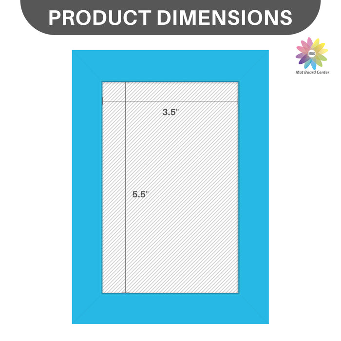 4x6 Picture Frame With Real Glass Blue (12 Pcs per Box)