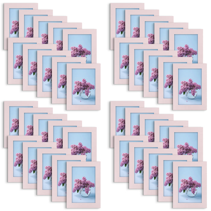 4x6 Picture Frames Pink (40 Pcs Per Box)