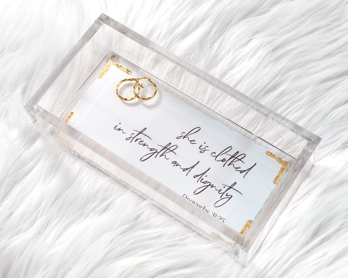 4x8 Acrylic Vanity Tray