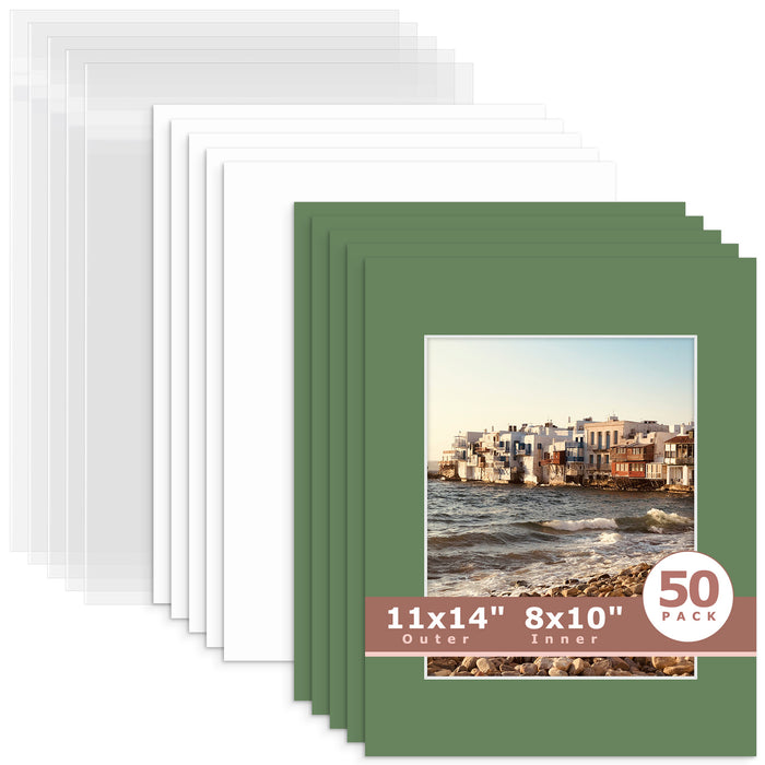 8x10 (7.5x9.5 exact opening) / N131 Basque Green