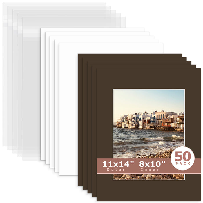 8x10 (7.5x9.5 exact opening) / N148 Well-Bred Brown