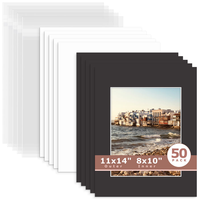 8x10 (7.5x9.5 exact opening) / N142 Tricom Black