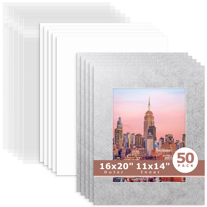 11x14 (exact opening 10.5x13.5) / N137 Silver