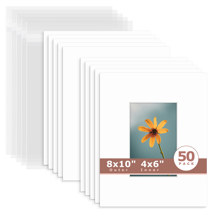 4x6 (3.5x5.5 exact opening) / N501 White