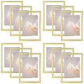 5x7 Floating Frame Displays Any Size Photo up to 5 by 7 (12 Pcs Per Box) Gold