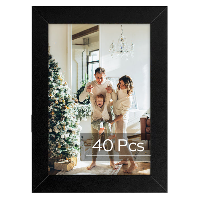5x7 MDF Picture Frames (40 Pcs Per Box) Black