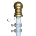 6' Aluminum Anti-Furl Rotating Pole