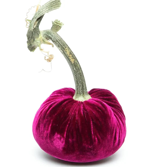 6" Velvet Pumpkin