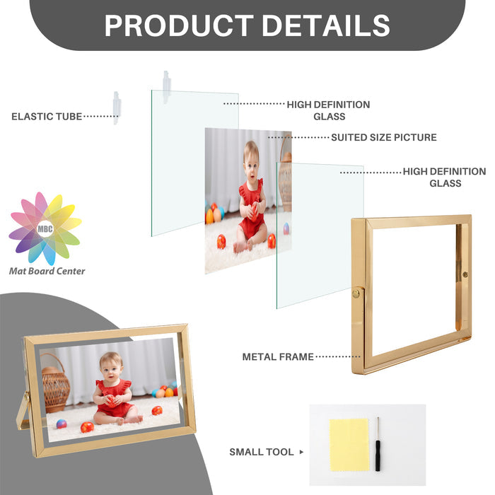6x4 Floating Frame Displays Any Size Photo up to 6 by 4 (24 Pcs Per Box)