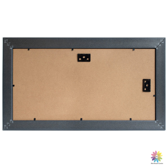 7x14 Collage Picture Frame with White Mat for Three 4x6 Photos Brown and Ornate Gold Color (10 Pcs per Box)