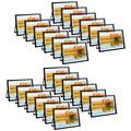 7x5 Floating Frame Displays Any Size Photo up to 7 by 5 Black (24 Pcs Per Box)