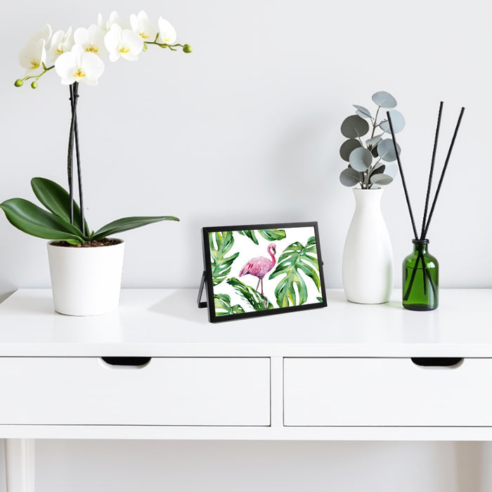 7x5 Floating Frame Displays Any Size Photo up to 7 by 5 Black (24 Pcs Per Box)