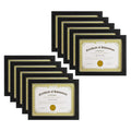 8.5x11 Diploma Frame for 8.5x11 Picture Black Wood (10 Pcs per Box)