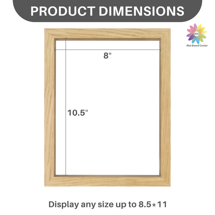 8.5x11 Floating Frame (6 Pcs Per Box)